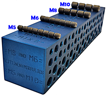 Kuristin Setti Kotelo M-kierteet M5 M6 M8 M10
